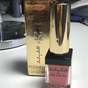 YSL Kiss&Blush Strobing Light Lips&Cheeks Color 16
